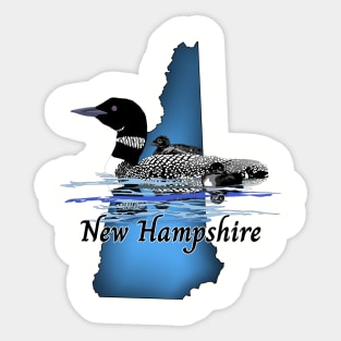 New Hampshire Loon Sticker